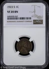 1923-S 1C Lincoln Wheat Cent NGC VF 20 BN