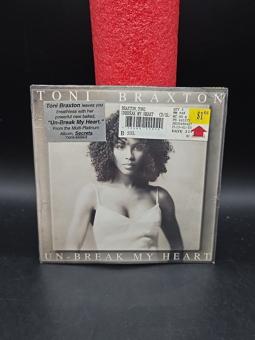 1996 Very Rare! Toni Braxton Un-break My Heart Single Slipcase CD. !