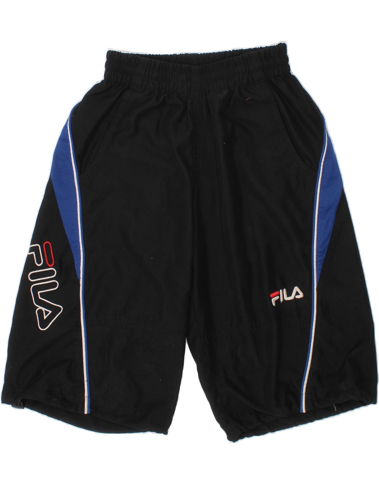 FILA Pantaloncini Sportivi Ragazzo 5 6 Anni Nero Colourblock Poliestere DO40