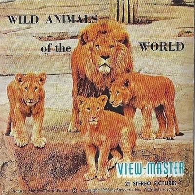 view master Wild Animals of the World B 614