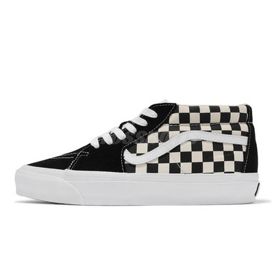 Vans Sk8-Mid Reissue 83 Checkerboard Black White Men Skate
