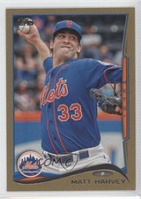 2014 Topps Gold 737/2014 Matt Harvey #33 3i6