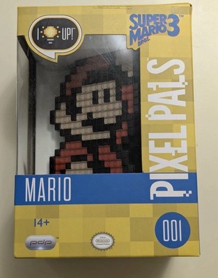 Super Mario Bros. 3 Mario PDP Pixel Pals Light Up Collectible Figure 001 New NIB
