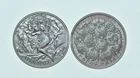 Lot 2 1 Oz Silver Rounds Aphrodite - Spartans *113