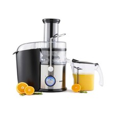 GEEPAS 800W Juice Extractor Centrifugal Juicer Whole Fruit & Vegetable 75MM