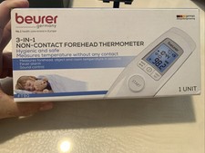 Beurer Bluetooth Non-Contact Thermometer, Forehead, Object, Room Temperature,...