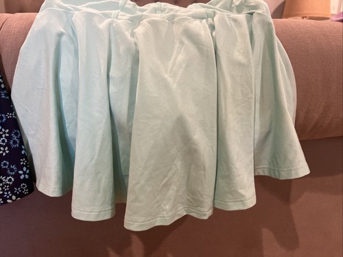 Girls Size 8 M All In Motion Skorts Skirts Lot of 2 Turquoise Teal Blue Flowers - Picture 9 of 13
