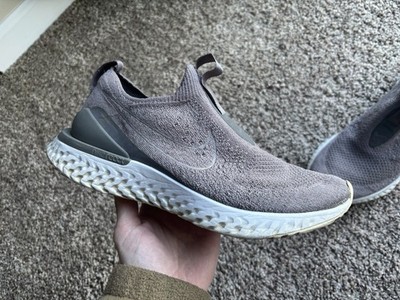 Nike Epic Phantom React Flyknit Women's Size 9 Running Shoes Gunsmoke Grey