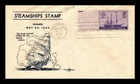 US COVER STEAMSHIP SAVANNAH FIRST DAY ISSUE SCOTT 923 PENT ARTS CACHET