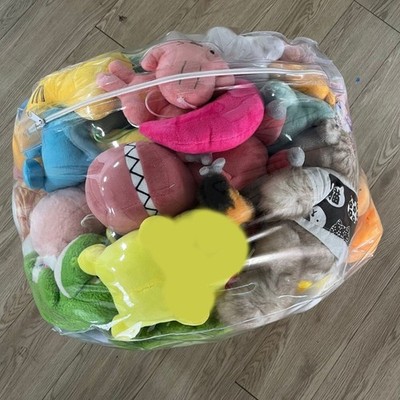 Fashionable Round Clear Sofa Organizer Bag Clear Stuffed Animal Storage Bean Bag