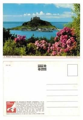 Postkarte - St. Michael's Mount, Cornwall, John Hinde Studio Ansicht UNBESPIELT