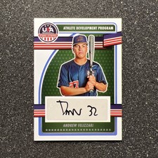 2023 USA Stars & Stripes ANDREW FELIZZARI #ADPS-AF Rookie AUTO - BASEBALL CARD