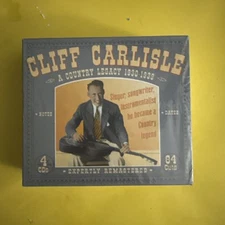 CLIFF CARLISLE A COUNTRY LEGACY 1930-39 (4 CD BOX SET)BUY 2 GET 1 FREE BRAND NEW