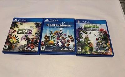 3 Plants vs. Zombies PS4 Garden Warfare, GW2, Battle for Neighborville Bundle