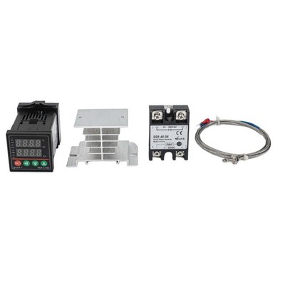 K Typ Sensor Kit kombiniert mit REX C100 PID Regler und Kühlkörpereinheit