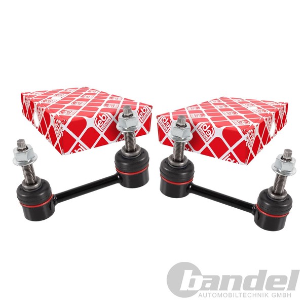2X febi bilstein Koppelstangen Hinten Beidseitig Passend FÜR Dodge Durango Jeep-image