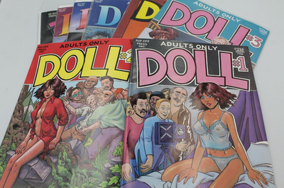 Rare 1989 Doll # 1-8 Rip Off Press Mature Readers Comic; Guy Colwell COMPLETE