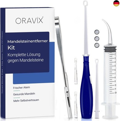 ORAVIX Tonsillenstein Entferner Set - Einfach Mandelsteine Entfernen und