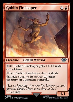 Goblin Fireleaper (133) The Lord of the Rings: Tales of Middle-earth LTR MTG