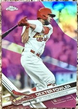 2017 Topps Chrome DEXTER FOWLER Pink Refractor #179