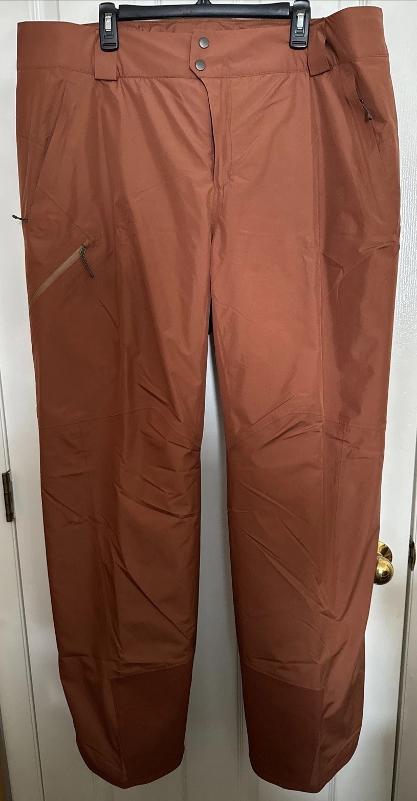 Patagonia $249 Men XXL Powder Town Snow & Alpine Pants Regular Length Sisu Brown
