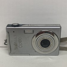 Pentax Optio V10 8.0MP Digital Camera 3x Optical Zoom Parts Repair Silver