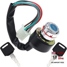 6 Wires Key Ignition Switch Replacement Parts Fit for Kazuma Meerkat 50cc