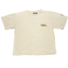 VTG Harley Davidson T Shirt Mens XXL Beige Tough Stuff Konz Trier Germany Biker