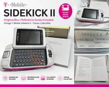 Rare T-Mobile Sidekick II Hiptop Vintage PDA Phone w/ Box Manual Collectible