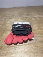 Injinji Performance Ultra Run No Show Toe Socks Unisex Small Mens 5-7.5 Lava