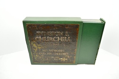 Winston Churchill Memorirs & His Speeches on London 12'' Vinyl Records Box Set