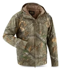 LARGE GUIDE GEAR REALTREE XTRA 200 GR INSULATED SILENT ADRENALINE HUNTING JACKET