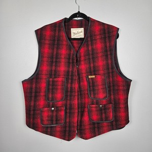 トップス 90s Woolrich wool vest Vintage 90s 00s Woolrich 100% Wool Sweater Vest M Cotton Blend