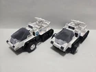 1985 HASBRO GI JOE ARAH Snow Cat Vehicle X2  - Both Incomplete