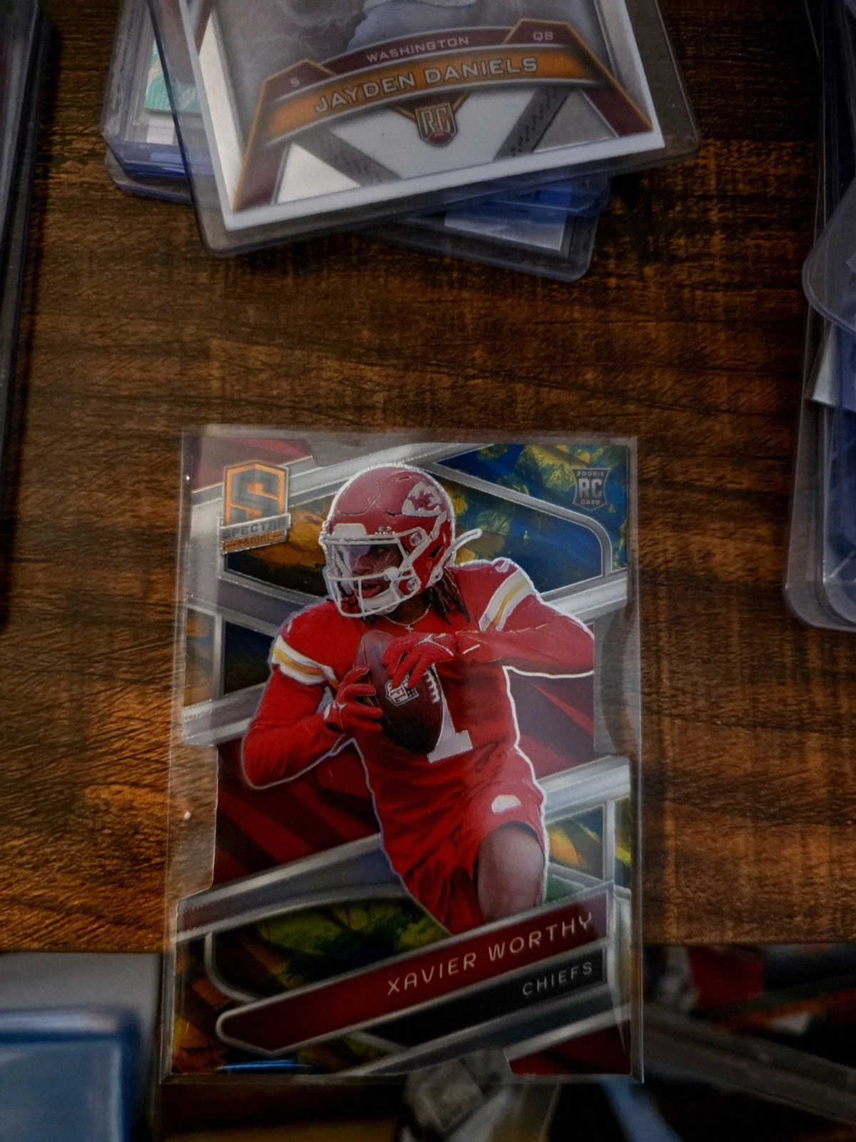 2024 Panini Spectra - Rookies Xavier Worthy #117 (RC) Universal 08/10