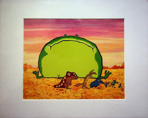 Tito The Frog 1998 Kids Are Punny Production KEY MASTER Cel Setup HBO Special