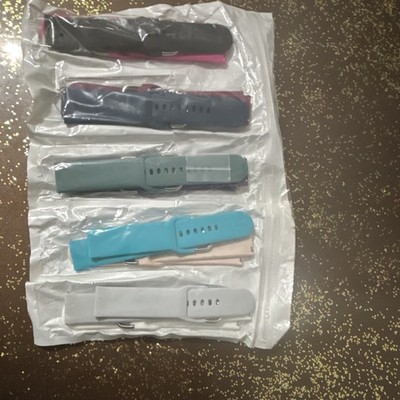 Silicone Replacement Bands Set of 10 Multicolor