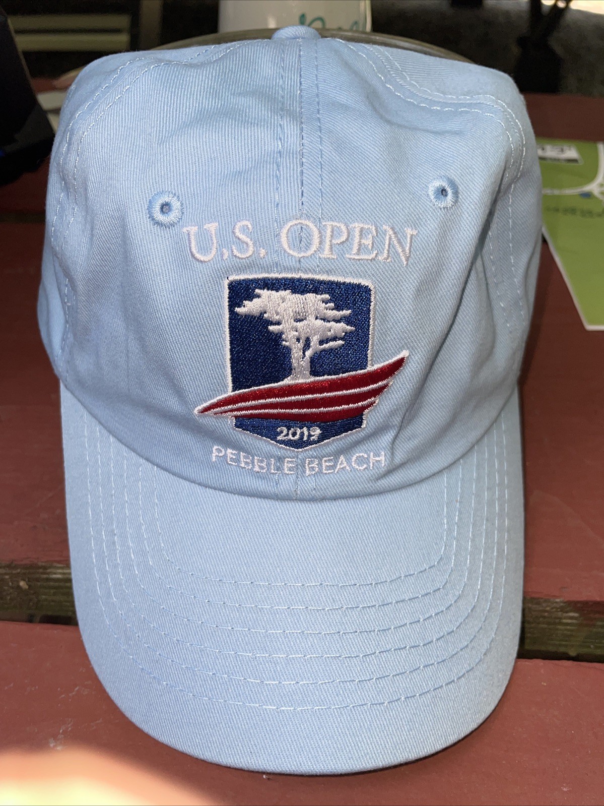NEW 2019 US Open Pebble Beach Embroidered USGA Member Light BlueLightweight Golf