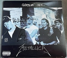 METALLICA Garage Inc. RARE 2008 USA VINYL LP SIGNED BY LARS ULRICH - AUTOGRAPHED