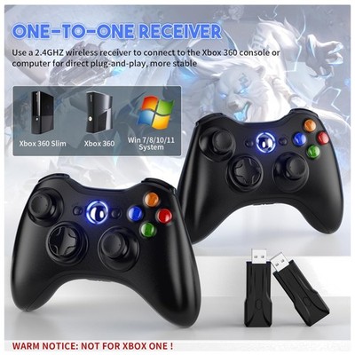 Upgraded Version Xbox 360 Gamepad - Dual Shock & Audio Jack