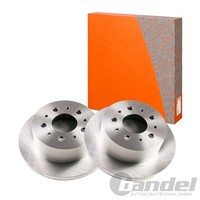 2X Dr!ve+ Bremsscheiben Hinten 279,7Mm Voll Passend FÜR CitroËN Jumper Fiat