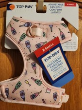 Top Paw Adjustable Fashion Comfort Dog Harness Pink Champagne XSmall