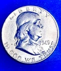 1949-D 50C Franklin Silver Half Dollar BU ~KEY DATE ~