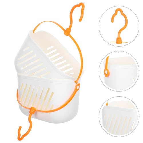  2 Pcs Bathroom Storage Containers Shower Basket Hanging Baskets for - Bild 6 von 17