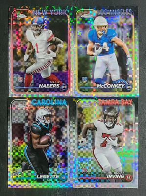 2024 Topps Chrome Football X-FRACTOR REFRACTORS 201-300 You Pick - READ