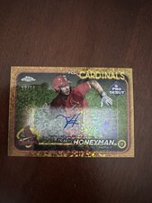 2024 Topps Pro Debut Travis Honeyman Gold Mini Diamond Auto #/50 PDC-77