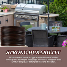 3 Pcs Wicker Repair Kit with Weaving Tool for Rattan, Plastic, and Gradient R...