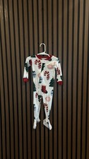 Carter  s Christmas Sleeper Baby Unisex 12M Footed Pajamas 2-Way Zip Holiday