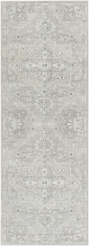 Livabliss x Becki Owens Elle Medallion Runner Area Rug 2'7" x 7'3" Light Grey - Picture 3 of 8