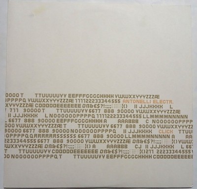 ANTONELLI ELECTR. CLICK 2LP VINYL